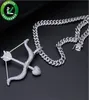 Mens Iced Out Hip Hop Chain Pendants Luxury Designer Jewelry Iced Out Pendant Men Cuban Link Chain Diamond Necklace HipHop Charm A5934759