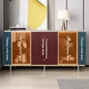 Italian Style Storage Locker Home Furniture Kitchen Sideboard Storage Cabinet Modern Dining Room Cabinet