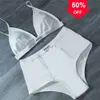 Offres de la nouvelle créatrice de mode en gros de maillots de bain pour femmes sexy bikinis de maillot de bain lettre de maillots de bain de maillots de bain divisés en bikini haute taille