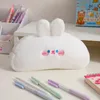 Cosmetic Bags Cute Cartoon Pencil Case Pen Pouch Plush Kawaii Zipper Make Up Organizer School Office Stationery Bag