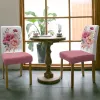 Peony Flower Leaves Stretch Chair Cover Kitchen Dining Chair Slipcovers Banquet Hotel Elastic Seat Chair Covers