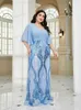 Vestidos de tamanho plus size toleen feminino plus size vestido longo de luxo na moda ning pede elegante lotus les v vestido de bola de decote em vés