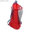 Plecaki przenośne do przechowywania dziecięce torba dla dzieci dziecięce plażowa torba siatkowa woda zabawa sportowy ręcznik kąpielowy plecak Y240411Y2404170ORB