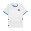 Nouveau maillot de football de la République tchèque Suisse à la maison à la maison 24/25 Autriche rouge blanc 2024 2025 Sports Football Shirts Sportswear Serbia Camisola