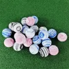 50 st/väska golf bläckbollar golf regnbåge randbollar eva inomhus skum mjuk boll swing träning golf extra övning boll