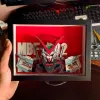 Gundam RX-78-2 RX-0 UC Mech Warrior Paper Art Stereoscopic Painting Handmade Art Painting Desktop Ornament Decoratief schilderen