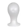 Mannequin Head Display Stand Rack White Foam Mannequin Hat Cap Wig Women Head Display Holder Model Sunglasses Display Model