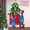 Feel Christmas Tree Drzewo Różne wisiorki Noel Natal DIY kalendarz adwentowy Wesołych Świąt Decor Navidad 2023