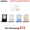 New For Samsung A23 A33 A53 A73 5G SIM Card Tray Slot Holder Replacement Parts