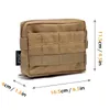 Nouvelle pochette de molle molle militaire sac à ceinture tactique sac extérieur sport imperméable sac de téléphone cycliste à l'outil EDC Pocket Hunting Fanny Pack