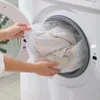 Waszakken 3 stks witte wasmachine met trekkoord duurzaam huis gebruik babykleding net delicaten speelgoedopslag trui grof gaas