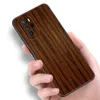 Natural Wood Phone Case för Xiaomi Redmi Note 7 8 9 10 Lite 11 11E 11T 12 Pro 11s 4G 10T 5G 8T 9S 10S Soft TPU Black Cover