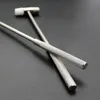 Watch repair tool Removable watch repair hammer Metal soft and hard dual-purpose hammer Long handle rubber hammer 20cm