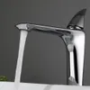 Skowll Badrum Vanity Sink Faucet Deck Mount Single Hole Basin Mixer Tap, Polished Chrome 20210
