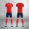 Nuevo equipo de equipo de fútbol adulto uniforme de entrenamiento deportivo bordado personalizado