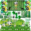 Balões de futebol decorações de festa de aniversário infantil copo de copo de copo de mesa de mesa de mesa de mesa de mesa de futebol