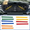 Araba Ön Izgara Trim Şeritleri BMW X3 X4 X5 G01 G02 G05 F25 F26 2011- 2019 2020 2021 2022 Otomatik Stil Aksesuarları
