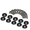 Universal 10 Pcs JDM Car Modified Hex Fasteners Fender Washer And M6 Bolt for Honda Bumper Engine Concave Screws RSX EK EG DC