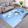 Rapis de motif d'oiseaux de tapis à imprimé 3D