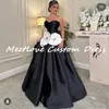 Partykleider Meetlove Schwarz Prom Kleid Luxus elegant und schön für Frauen Langgeburtstag Hochzeit Dres