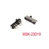 10st vippbrytare Enkel och dubbel-rad Slide Switch Micro-Power Direct-införs horisontell glidande andra växel tredje/sekund