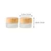 Storage Bottles 10 PCS Portable Cream Bottle Travel Small Glass Containers Makeup Jar ABS Sample