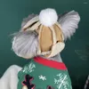 Собачья одежда плюшевая шляпа зима тепло