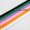 Cordón retorcido de cuerda trenzada de 140 cm Color sólido de 140 cm Cuerda redonda, cuerda de reemplazo de sombrero, cordones de poliéster trenzado