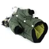 Winterhondenkleding Warm Dikke jas jas voor kleine hondenpuppy Pet hoodie voor kleine middelgrote honden Yorkie Franse bulldog