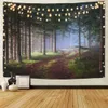 CONTEXTE TAUSSIES PATH SUMSHINE Decoration Forest Tapestry Green Ecology Nature Landscape Room Home R0411