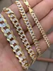 Anant juwelen 14 mm Europese en Amerikaanse hiphop fijne sieraden Volledige diamant rhombus Cubaanse kettingheren kettingen leveranciersprijs