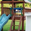 2x Lekplatstillbehör SwingSet -bilagor Spela lekrumssteghandtag för Treehouse Playhouse SwingSet Backyard Jungle Gym