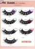 Synthetic Hair Colorful 7 Pairs Fluffy Eyelashes D Volume False Lashes Russian Strip Lashes Extensions Thick Soft Curly Fake Dense curl Lashes Makeup