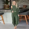 Calças de duas peças femininas 2024 Roupa de 3 peças de outono da primavera Mulheres Vestre Long Cardigan lápis Conjunto de lápis feminino