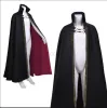 Halloween Vampire Costume Kids Adult Kids Dracula Devil Witch Cosplay Cape Medeival Gothic Steampunk Death Cloak Metal Chain