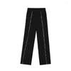 Pantaloni da uomo uomini pantaloni di moda di moda 2024 in stile coreano elastico maschera da uomo
