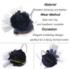 Pena amarela Sinamay Millinery Hair Accessories Women Véil Fascinator Hat derby Evento Casamento Cabineiro Capacete da Igreja