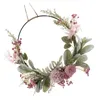 Flores decorativas Flower Flower Wreath Garland Decoraciones de primavera de primavera Carril colgante