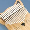 Piano doigt 17 clés mini ornement en bois en bois kalimba kalimba pour les enfants