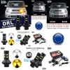 for Nissan Cube (Z12) 2009 2010 2011 2012 2013 2014 2pcs Led Daytime Running Light Turn Drl 2in1 Car Accessories