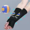 Knäskydd 1 par nylon armbåge stöder elastisk andningsbar arm ärm svart vit blå rosa grå mycket kompressionsskydd