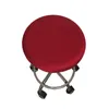 Couverture de chaise ronde tabouret de bar en spandex couvercles de siège élastique chaise de maison simple couverture de chaise stretch simple fleuri imprimé nouvelle tendance