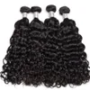 12aaa Brésilien Water Wave Bundles vraiment non transformés Virgin Human Hair Extensions Remy Femmes Deep Wave Curly Poules de cheveux longs