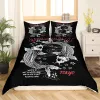 Tokyo dekbedovertrek set set queen size hoofdstad van Japan beddengoed set met nooit opgeven quote Japanse cultuur dekbed cover 2/3pcs