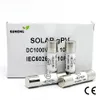 Metaallegeringen zekering 10/20/30/50/100 pcs DC FUSE 1000V 10A 15A 20A 30A 32A DC 10*38 mm PV GPV -zekering voor bescherming van zonne -energiesysteem