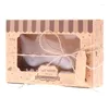 Gift Wrap 12Pcs Cookie Bakery Boxes With Window Dessert Rolls Rope And Stickers Pastry Treat For Chocolate Cookies