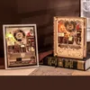 Book Nook Shert Insert,Wooden Photo Frame DIY DollHouse Miniature Kit Tiny House, Assemble Puzzle Toys, Birthday Gift