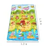 Baby Play Mat 180x120x0,3 cm bambini che strisciano giocattoli per moquette per la palestra per gioco da gioco per bambini pavimento morbido interno all'aperto