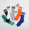 Men's Socks Fashion High Tube Sports Men And Women Cotton Wild Ins Striped Sock2024