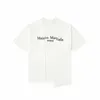 mais Margiela T shirts Men T shirt Causal printing Designer Tshirts Breathable Cott Short Sleeve US Size S-XL G8sG#